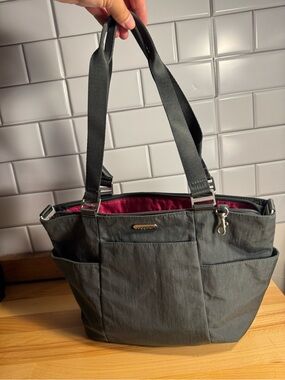 Baggallini Shoulder Bag Tote Gray